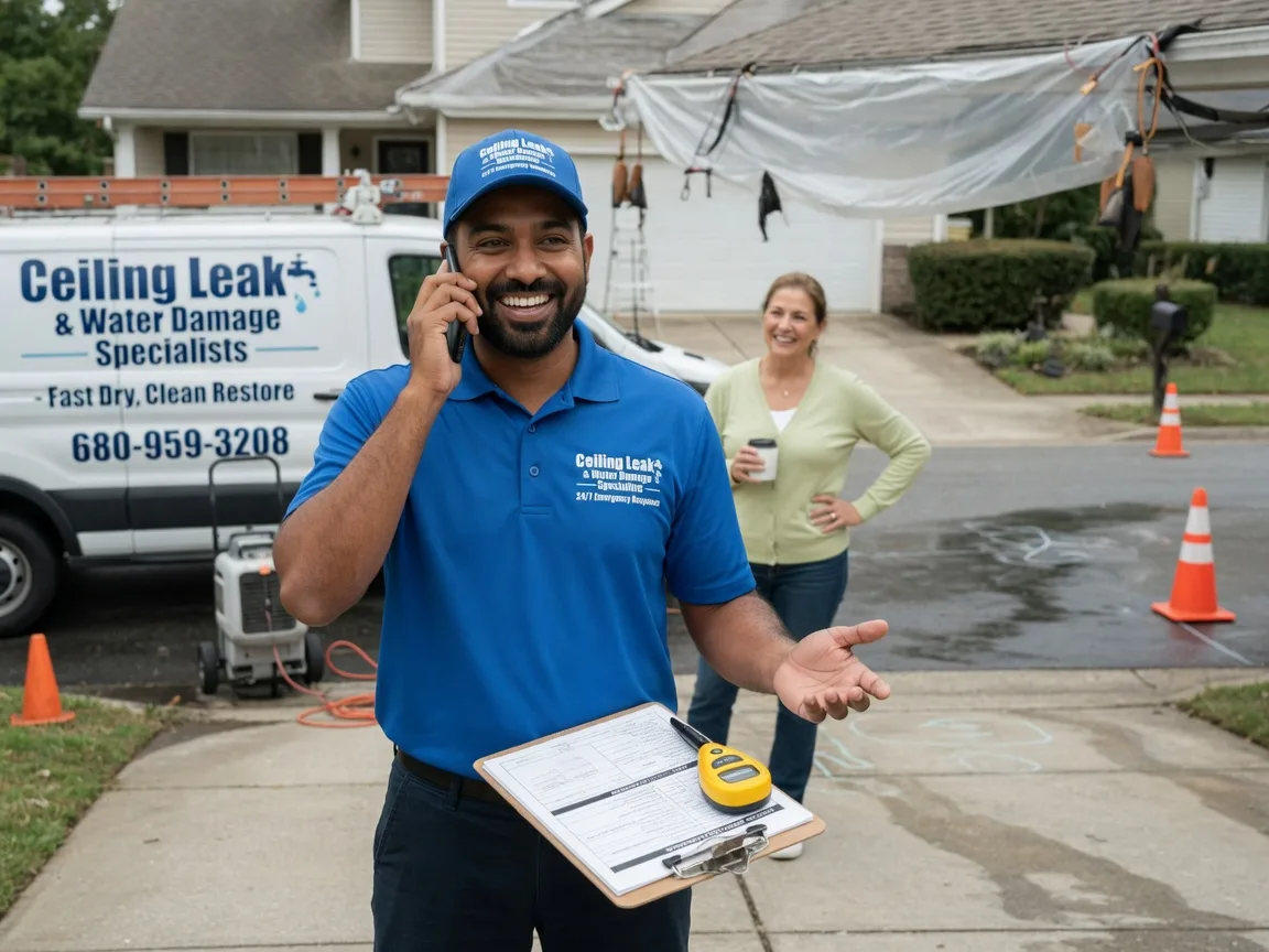 Ceiling Leak Cleanup Colfax, WI FAQs